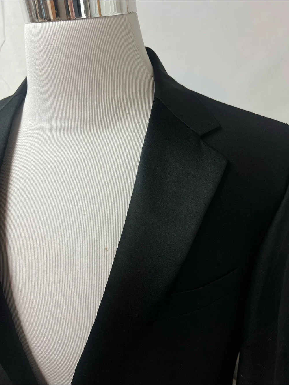 Jos. A. Bank Men's 40R Black Single Button Tuxedo Blazer Jacket Coat